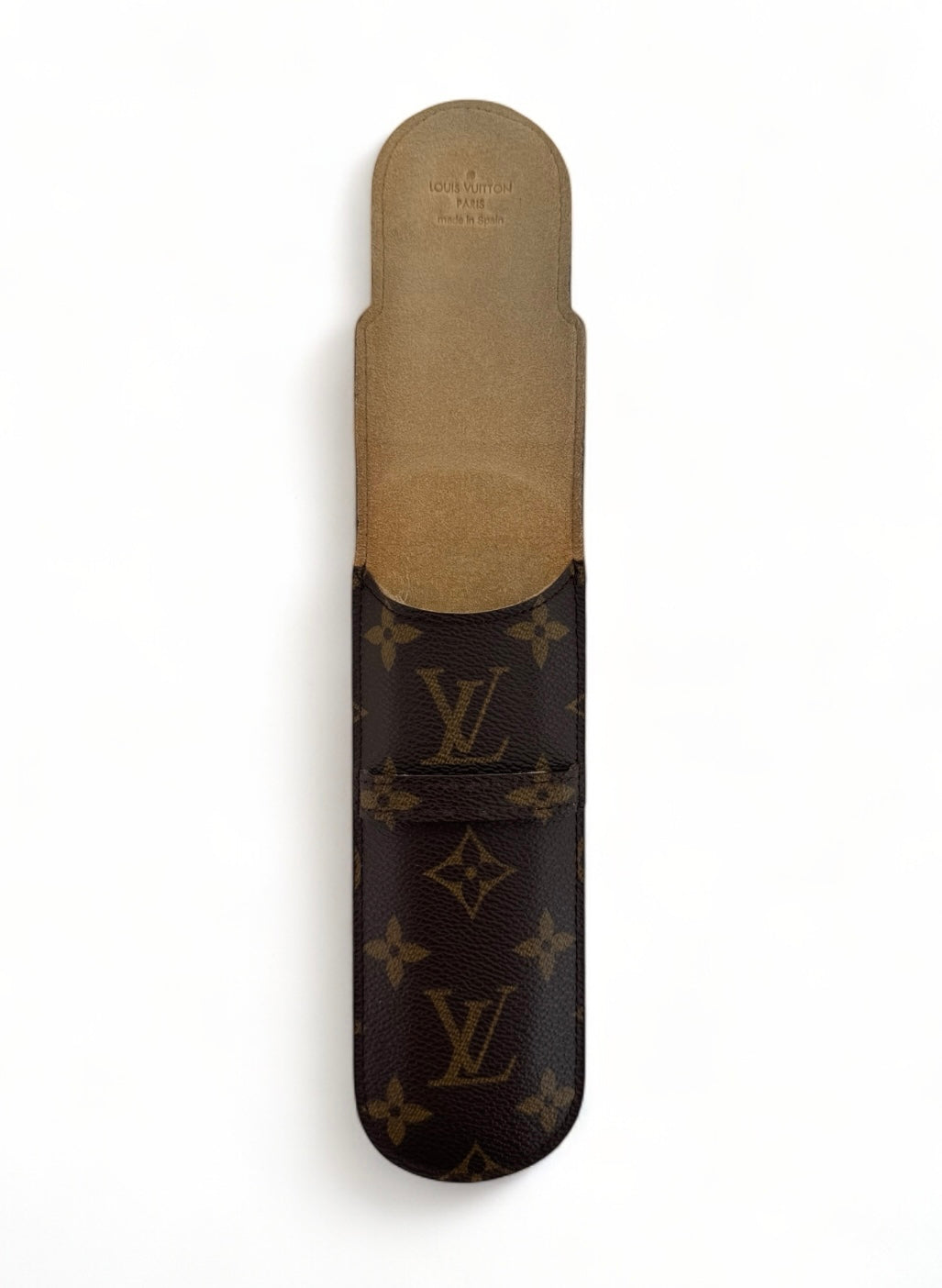 Louis Vuitton Brillenetui Brillencase Stiftetui Monogram Braun