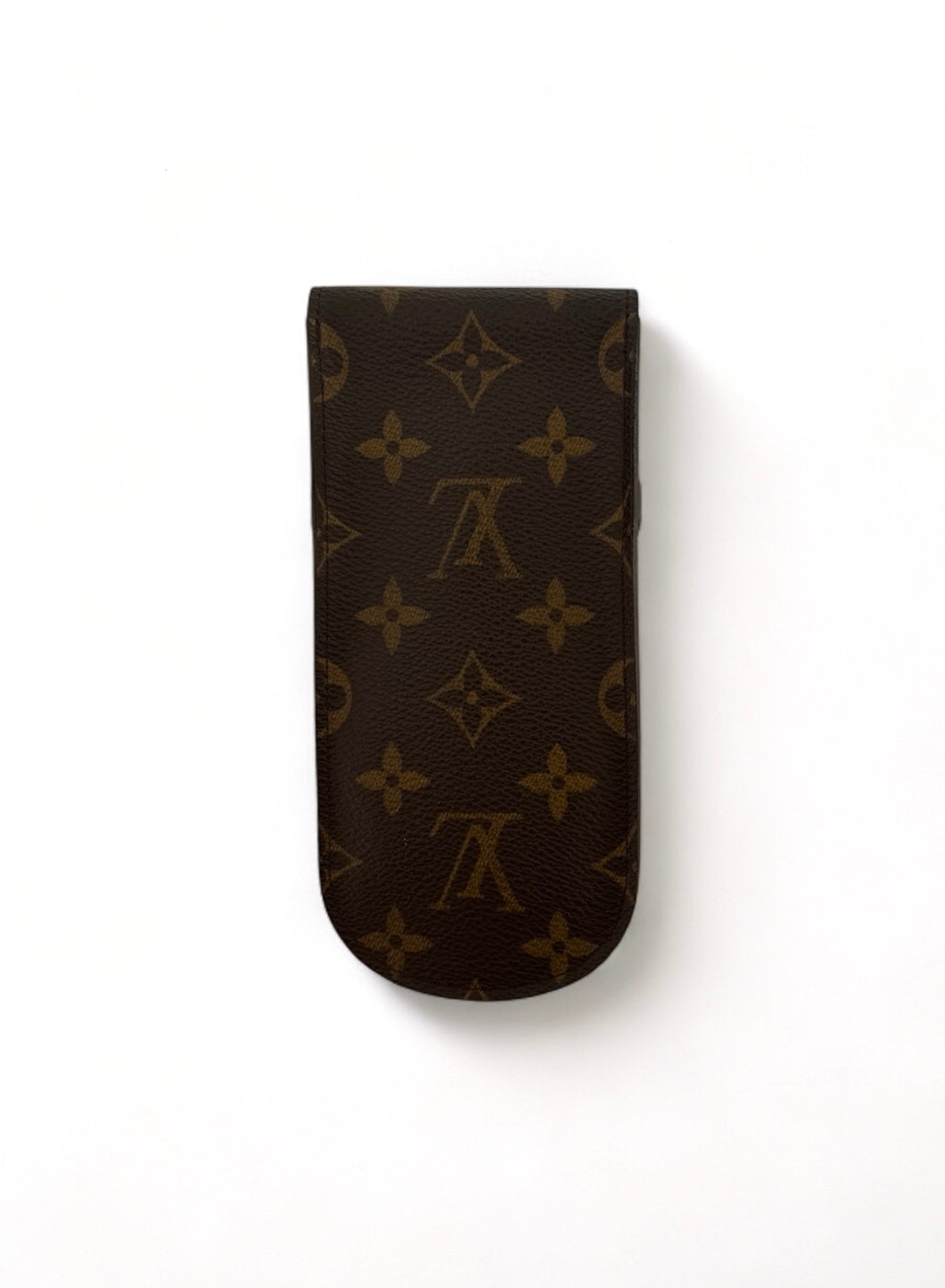 Louis Vuitton Brillenetui Brillencase Stiftetui Monogram Braun Neuwertig