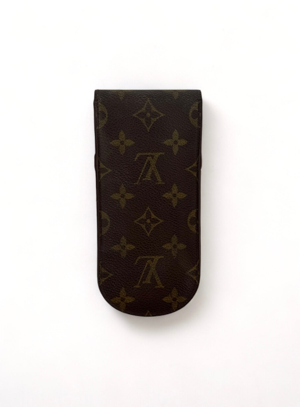 Louis Vuitton Brillenetui Brillencase Stiftetui Monogram Braun