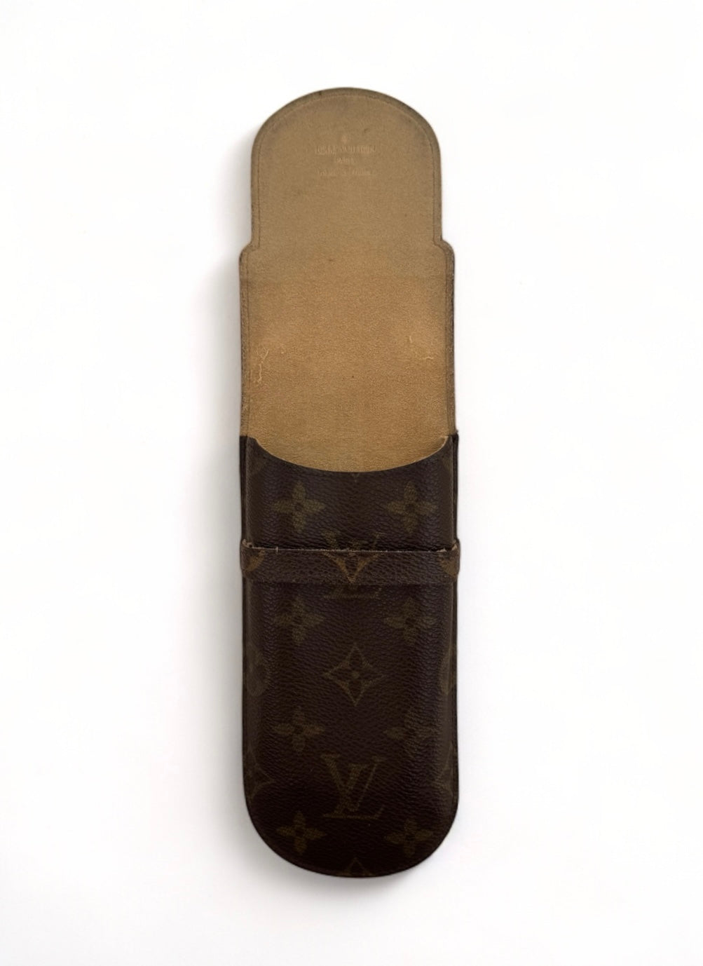 Louis Vuitton Brillenetui Brillencase Stiftetui Monogram Braun
