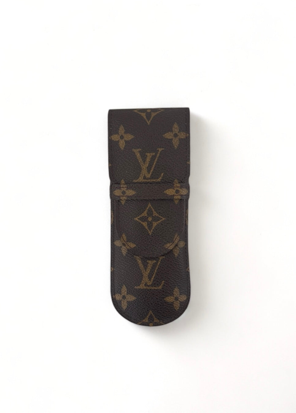 Louis Vuitton Brillenetui Brillencase Stiftetui Monogram Braun