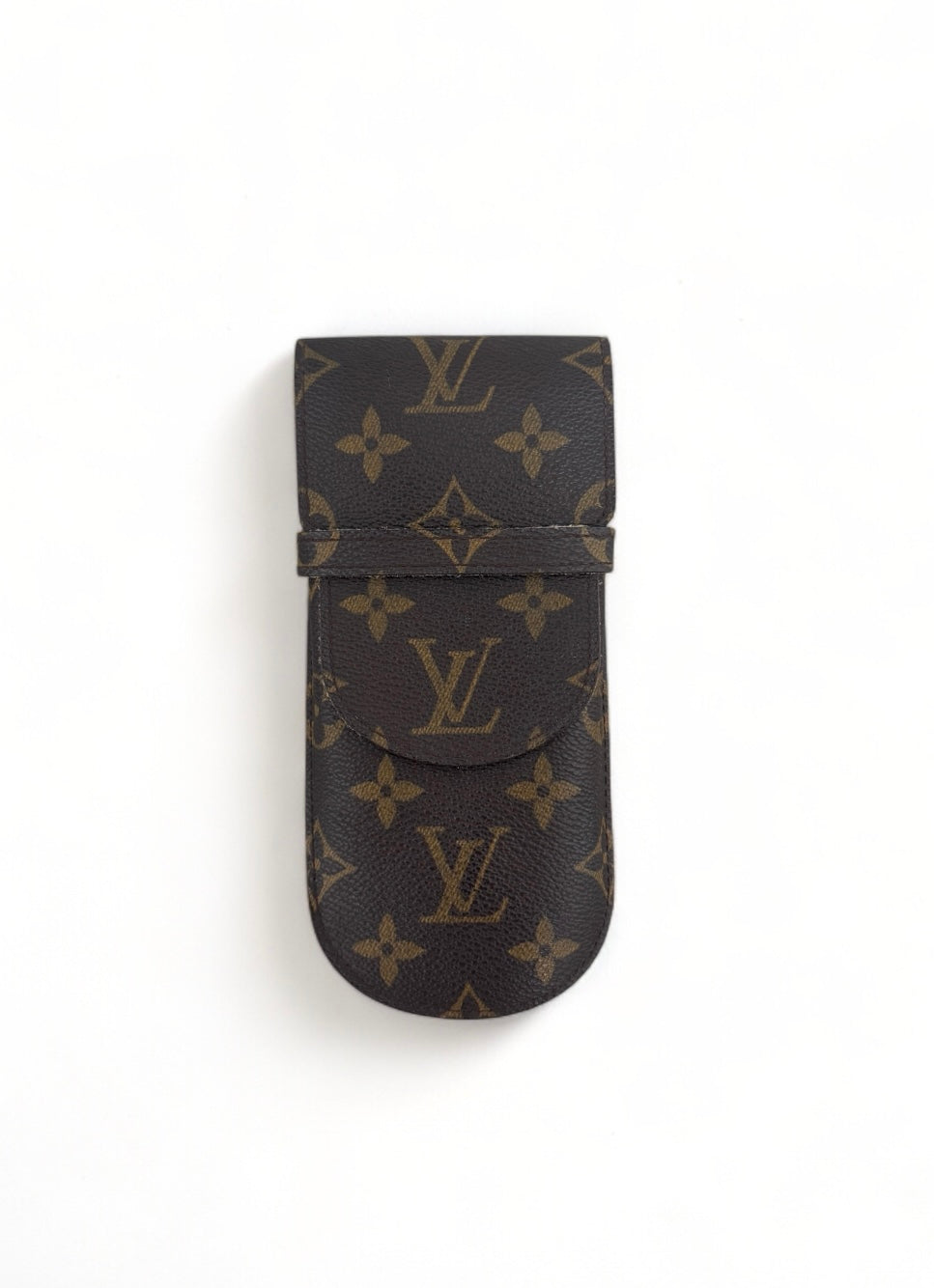 Louis Vuitton Brillenetui Brillencase Stiftetui Monogram Braun