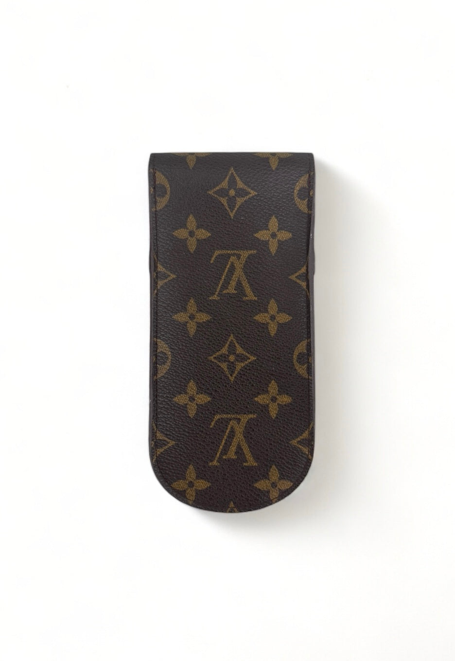 Louis Vuitton Brillenetui Brillencase Stiftetui Monogram Braun