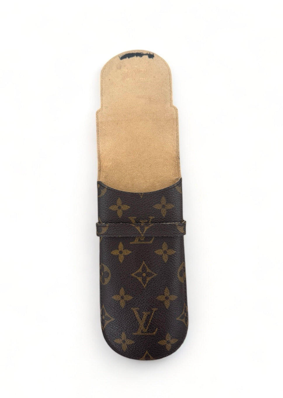 Louis Vuitton Brillenetui Brillencase Stiftetui Monogram Braun