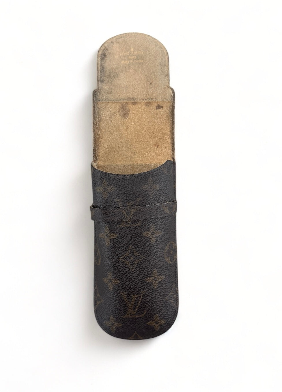 Louis Vuitton Brillenetui Brillencase Stiftetui Monogram Braun