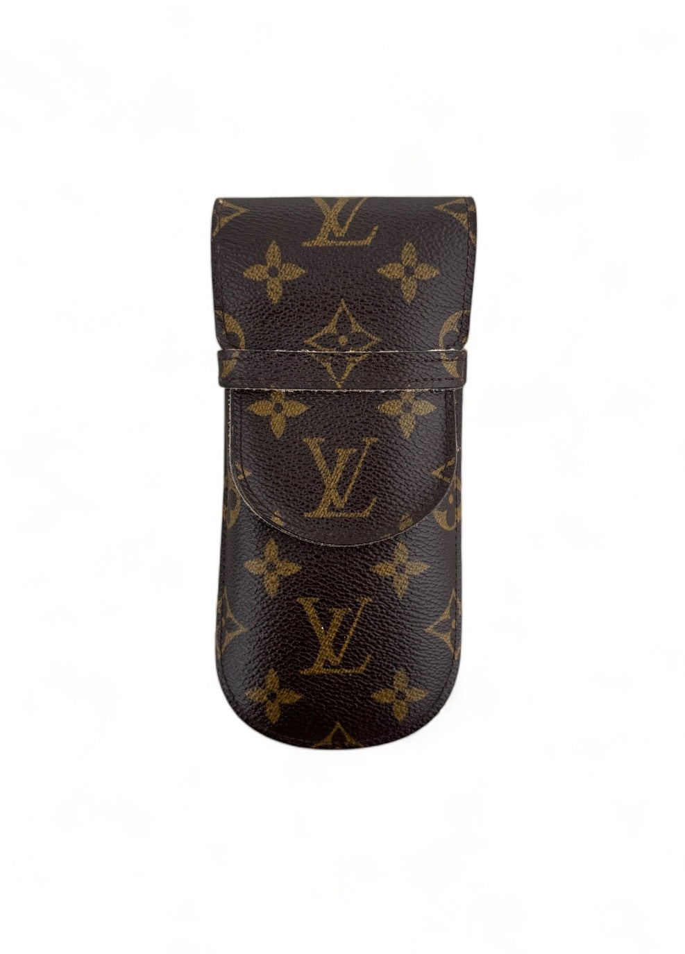 Louis Vuitton Brillenetui Brillencase Stiftetui Monogram Braun