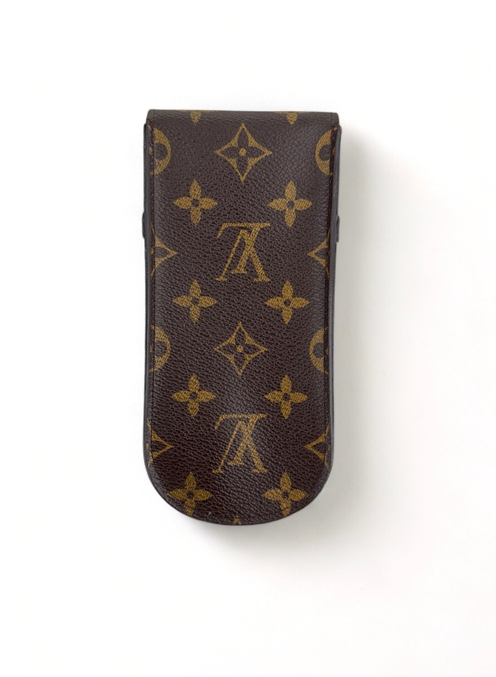 Louis Vuitton Brillenetui Brillencase Stiftetui Monogram Braun