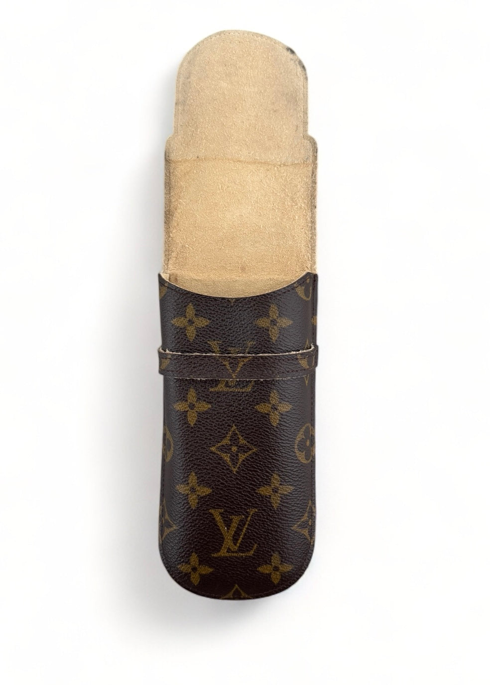 Louis Vuitton Brillenetui Brillencase Stiftetui Monogram Braun