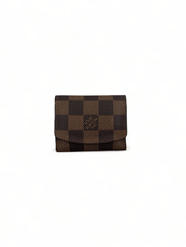 Louis Vuitton Schmucketui Manschettenknopfetui Damier Ebene
