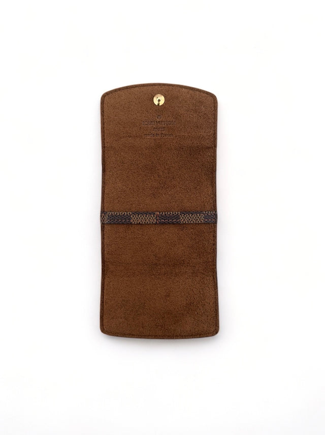 Louis Vuitton Schmucketui Manschettenknopfetui Damier Ebene