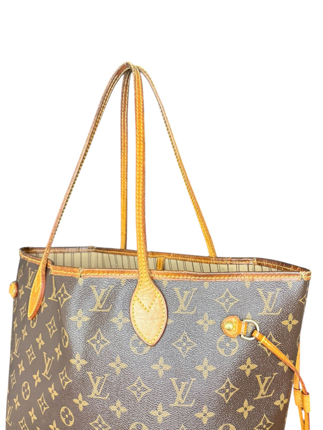 Louis Vuitton Neverfull MM Handtasche Shopper Monogram Braun