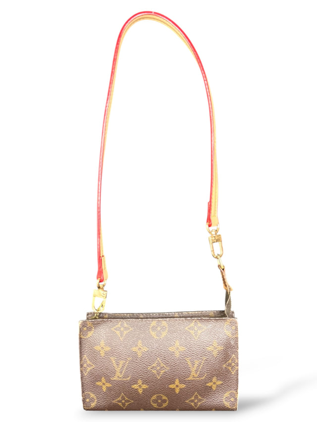 Louis Vuitton Baguette Pochette Accessoires Handtasche Monogram Braun